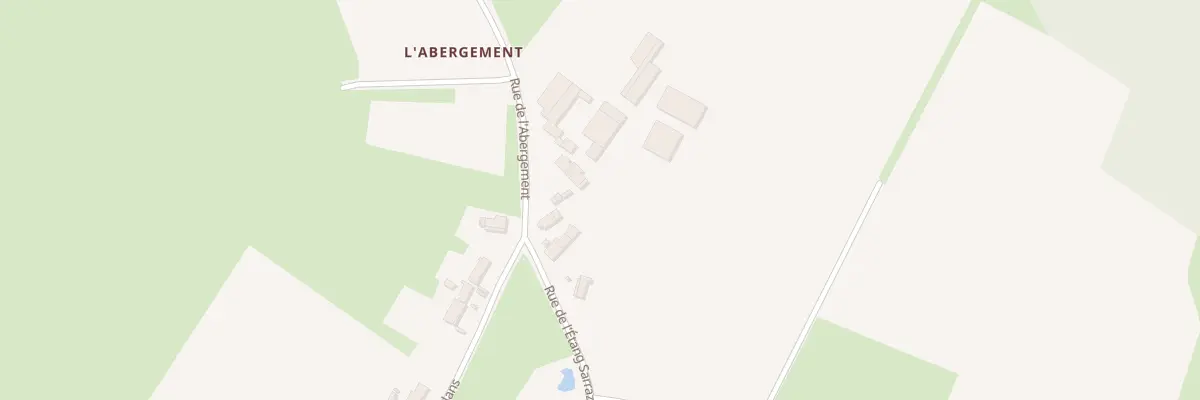 Plan du 1 Rue de l’Etang Sarrazin à Frontenard