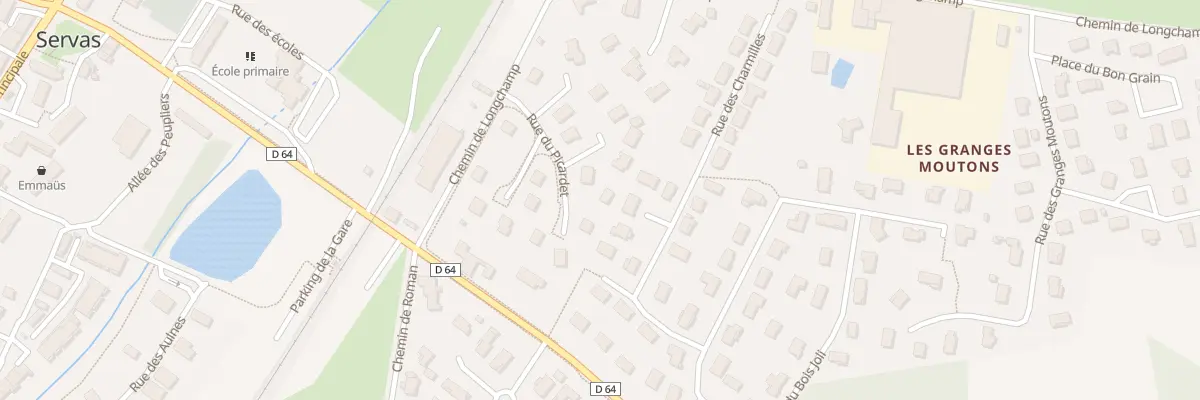 Plan du 10 Rue du Picardet à Servas