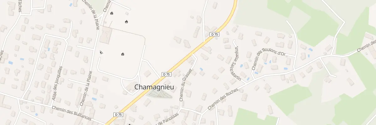 Plan du 63 Che Grasset à Chamagnieu