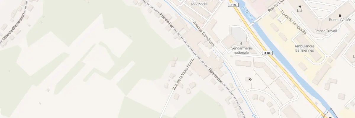 Plan du 3 Rue de la Vaux Foron à Savonnières-devant-Bar