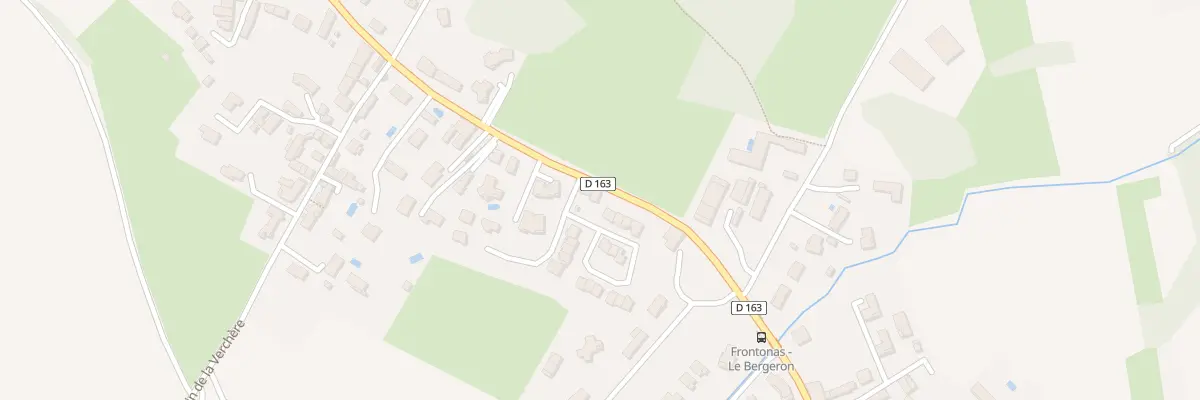 Plan du 163 Rte de Gonas à Frontonas
