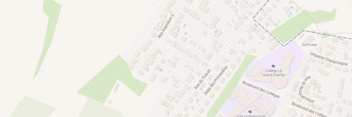 Plan du 83B Rue du Travail à Pont-de-Chéruy