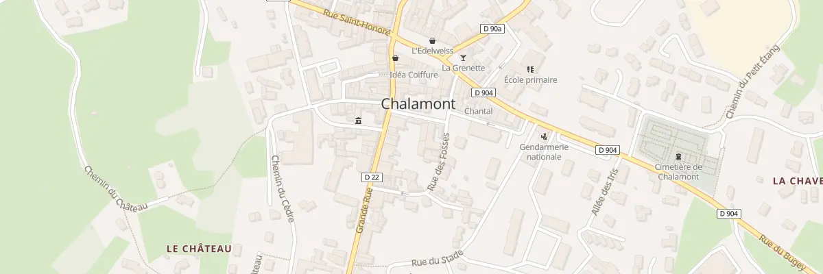 Plan du 99 Grande Rue à Chalamont