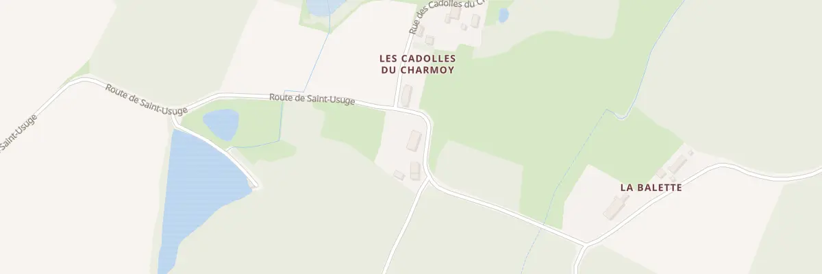 Plan du 1110 Rte de Saint-Usuge à Juif