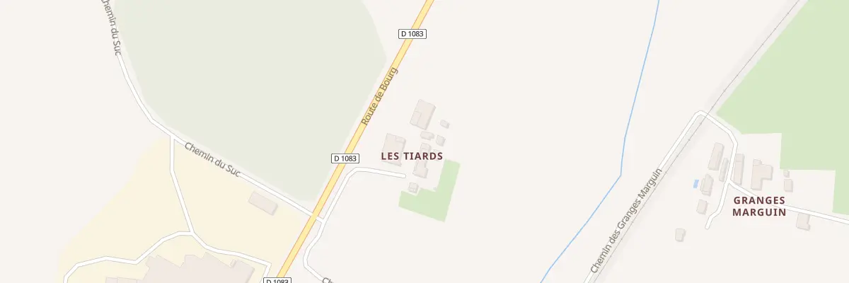 Plan du 5051 Les Tiards à Servas
