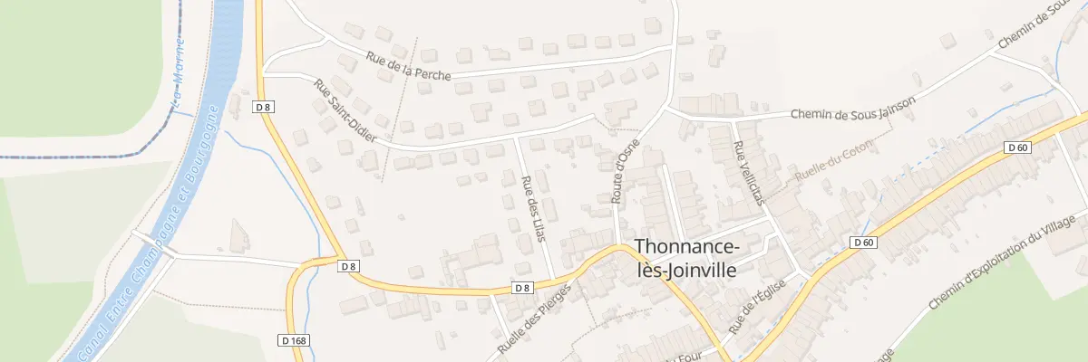 Plan du 8 Rue des Lilas à Thonnance-lès-Joinville