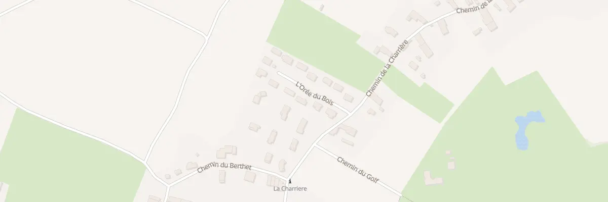 Plan de Chem de la Charriere à Faramans