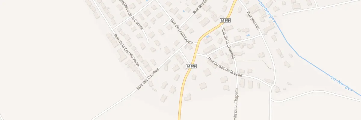 Plan du 1B Rue des Courbes à Magny-sur-Tille