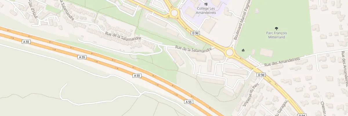 Plan du 94 Rue de la Salamandre à Châteauneuf-les-Martigues