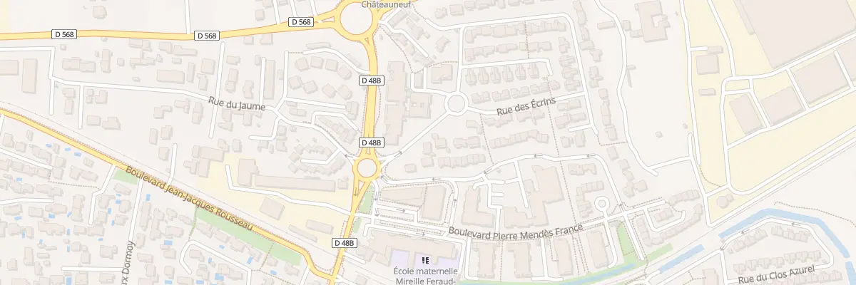 Plan du 6 Rue des Ecrins à Châteauneuf-les-Martigues