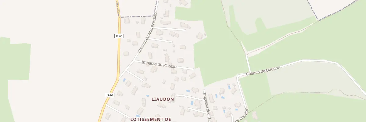 Plan du 5549 Che du Mas Pressieu à Pérouges