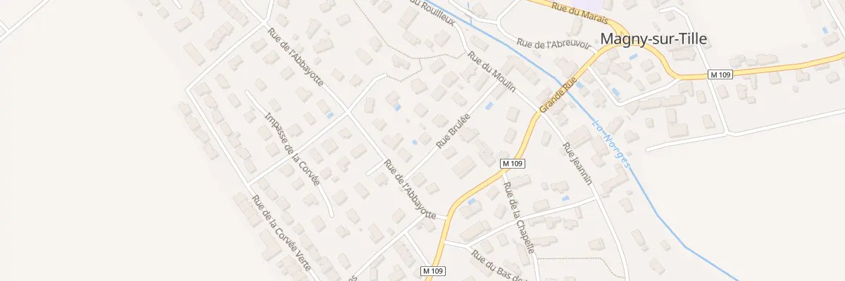 Plan du 4 Rue Brulée à Magny-sur-Tille