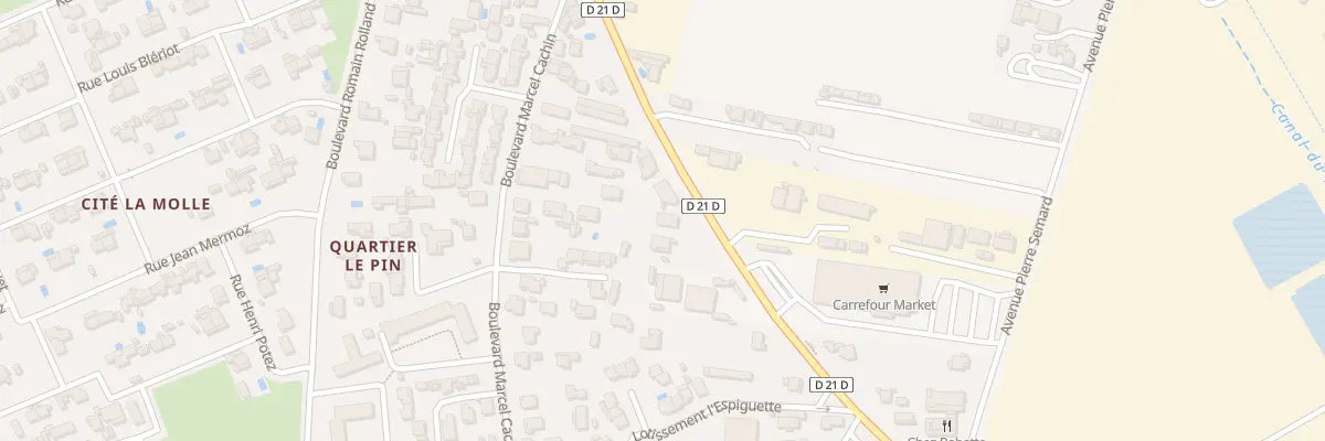 Plan du 22 Rue Henri Wallon à Berre-l’Étang