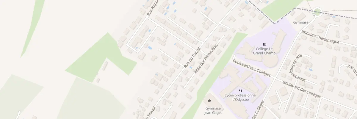 Plan du 79 Rue du Travail à Pont-de-Chéruy