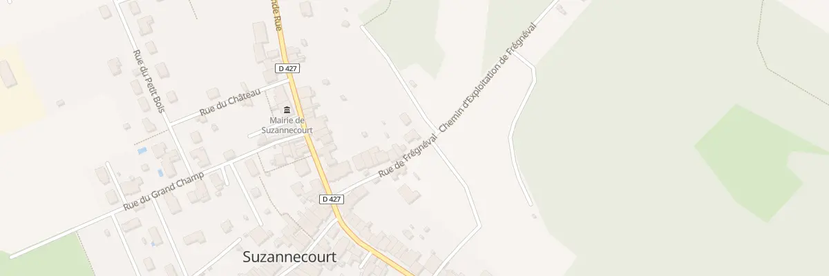 Plan du 13 Rue de Fregneval à Suzannecourt