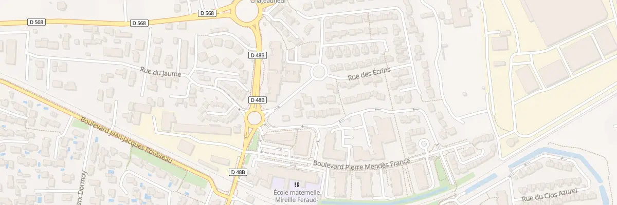 Plan du 8 Rue des Ecrins à Châteauneuf-les-Martigues