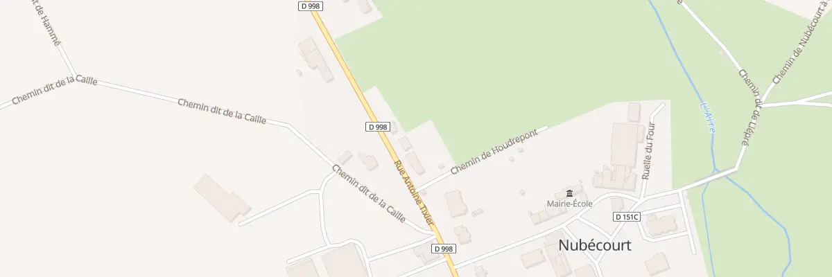 Plan du 16B Rue Antoine Tixier à Nubécourt