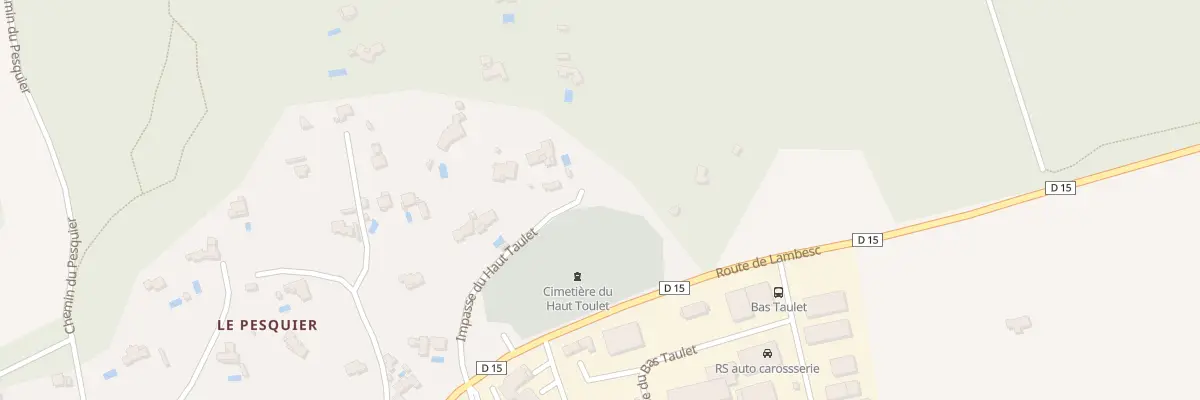 Plan du 1332 Rte de Lambesc à Pélissanne