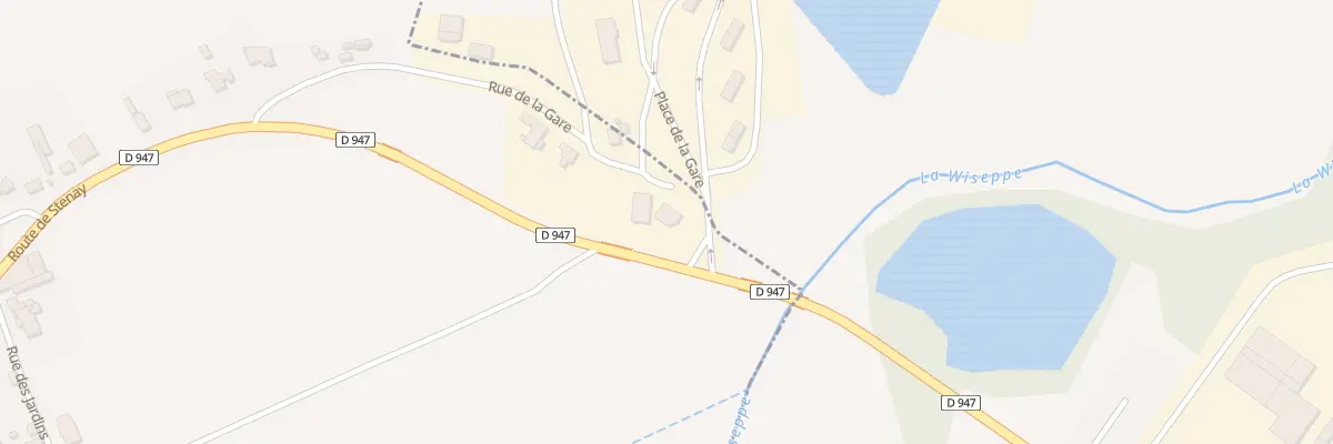 Plan du 6 Rue de la Gare à Laneuville-sur-Meuse