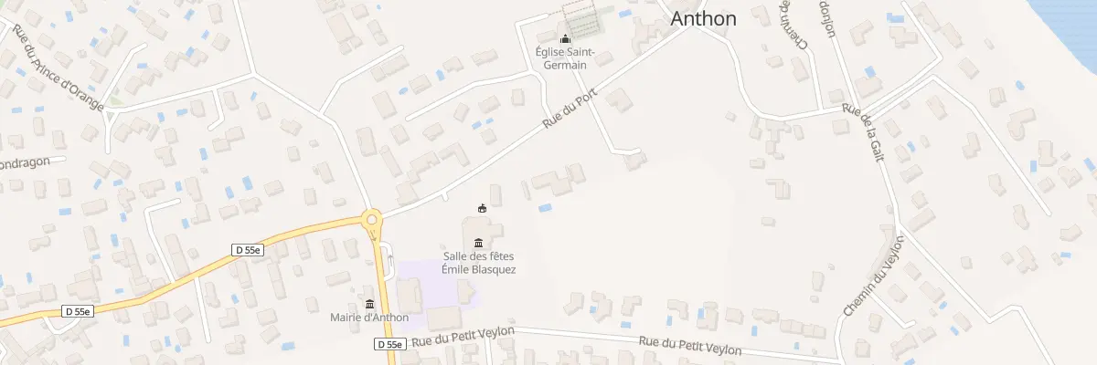 Plan du 4 Rue du Port à Anthon