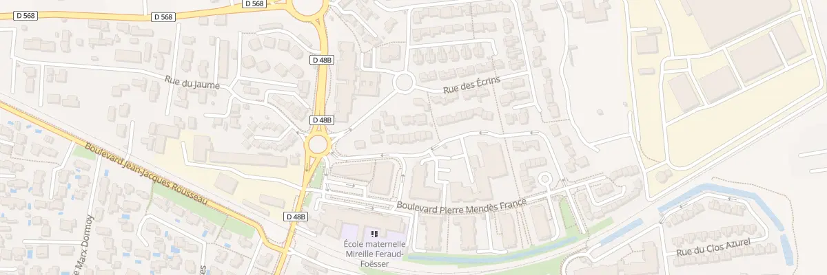 Plan du 88 Bd Pierre Mendes France à Châteauneuf-les-Martigues