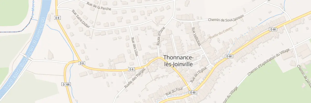 Plan du 1 Rue de Bussy à Thonnance-lès-Joinville