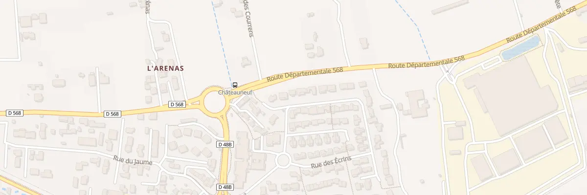 Plan du 72 Rue des Ecrins à Châteauneuf-les-Martigues
