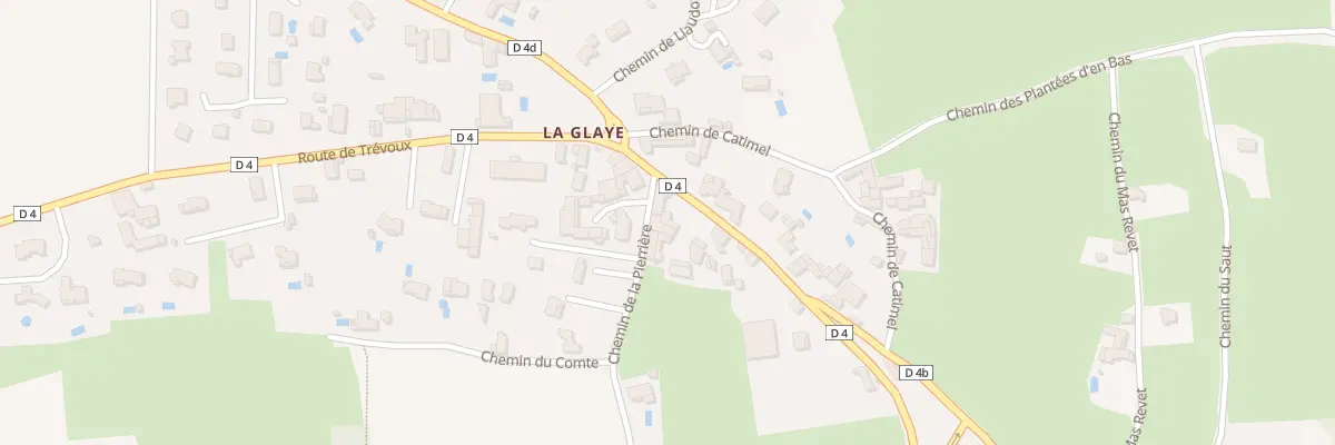 Plan du 5302 Rte de Trevoux à Pérouges