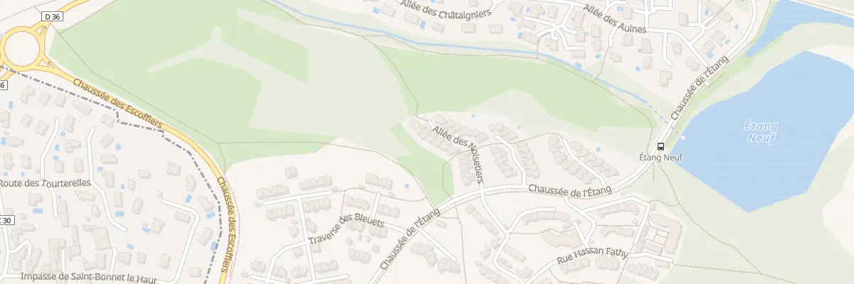Plan du 9 All des Noisetiers à Villefontaine