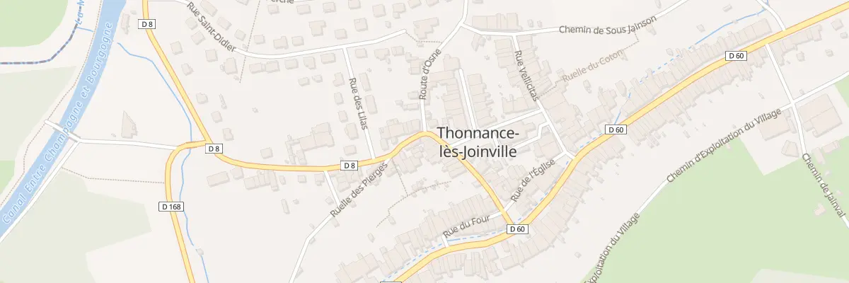 Plan du 20 Rue de Fevre à Thonnance-lès-Joinville