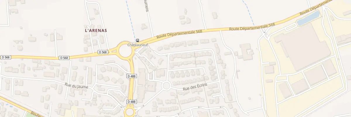 Plan du 55 Rue des Ecrins à Châteauneuf-les-Martigues