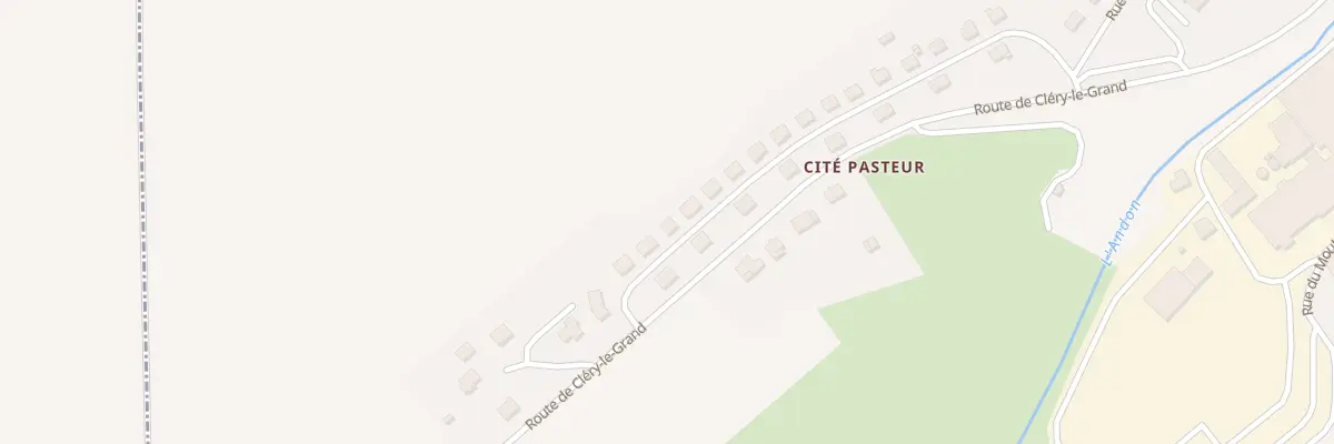 Plan du 28 Rue Pasteur à Cléry-le-Petit