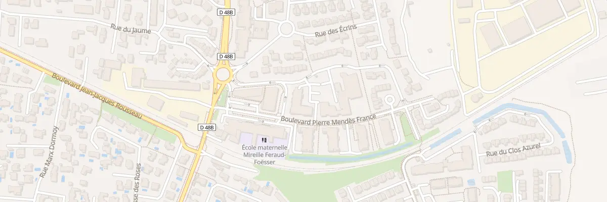 Plan du 17 Bd Pierre Mendes France à Châteauneuf-les-Martigues