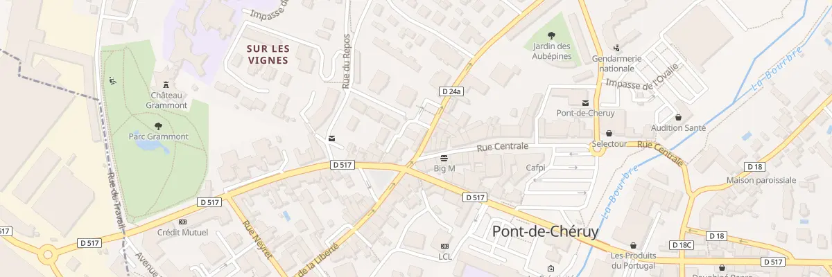 Plan du 3B Rue Aimé Pinel à Pont-de-Chéruy