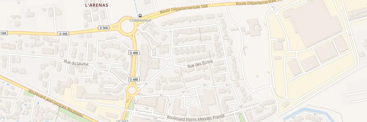 Plan du 3 Rue des Ecrins à Châteauneuf-les-Martigues
