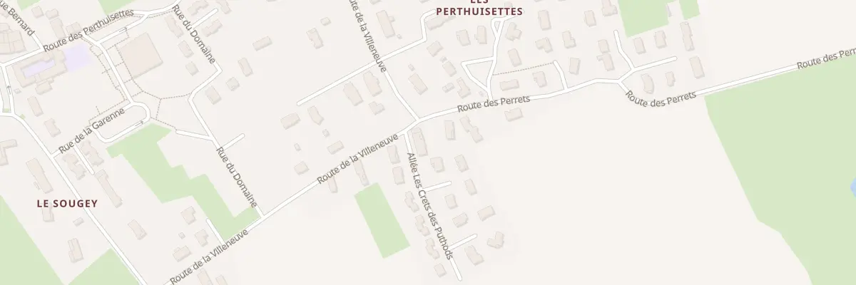 Plan du 300 Rte de la Villeneuve à Bresse Vallons