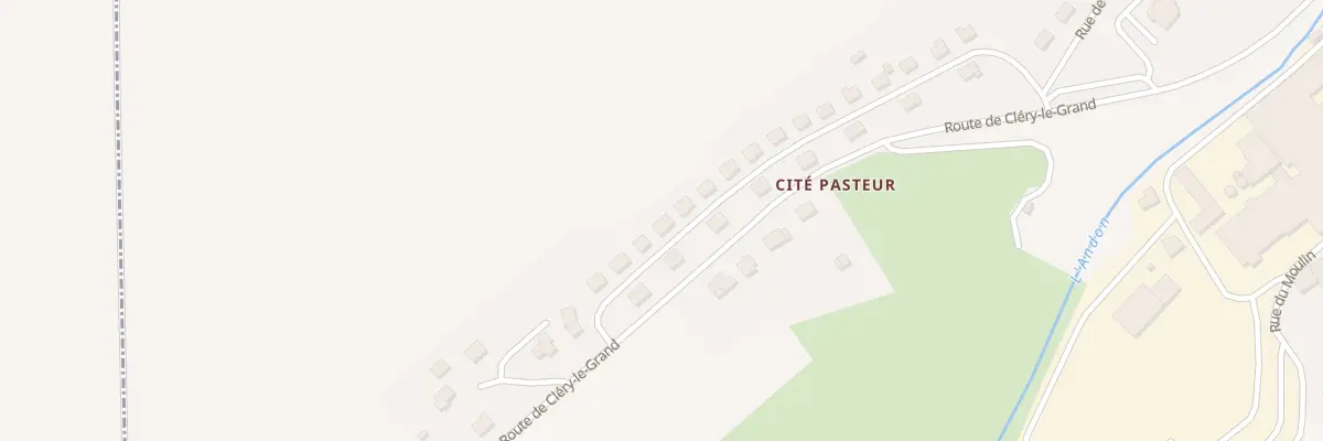 Plan du 26 Rue Pasteur à Cléry-le-Petit