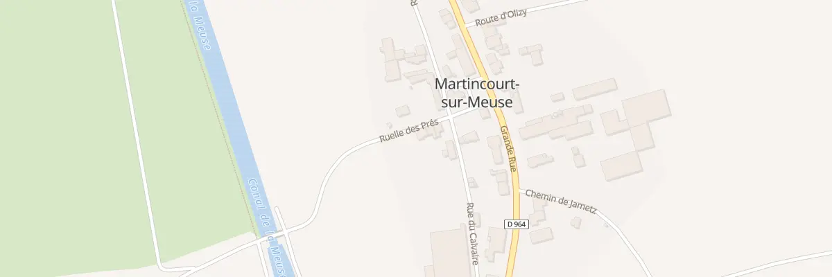 Plan du 1 Rle des Pres à Martincourt-sur-Meuse