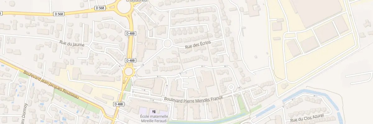 Plan du 78 Bd Pierre Mendes France à Châteauneuf-les-Martigues