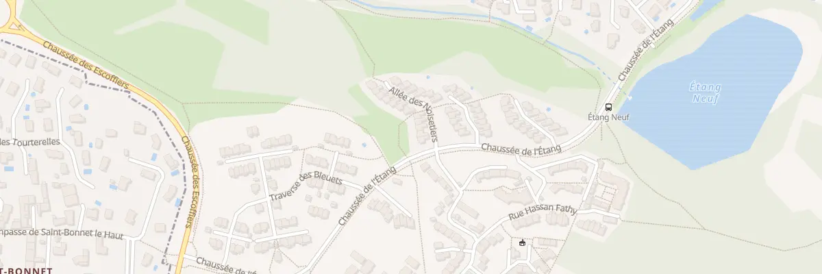 Plan du 2 All des Noisetiers à Villefontaine
