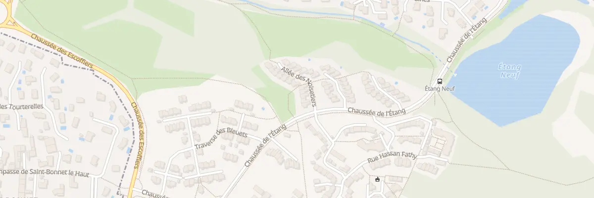 Plan du 3 All des Noisetiers à Villefontaine