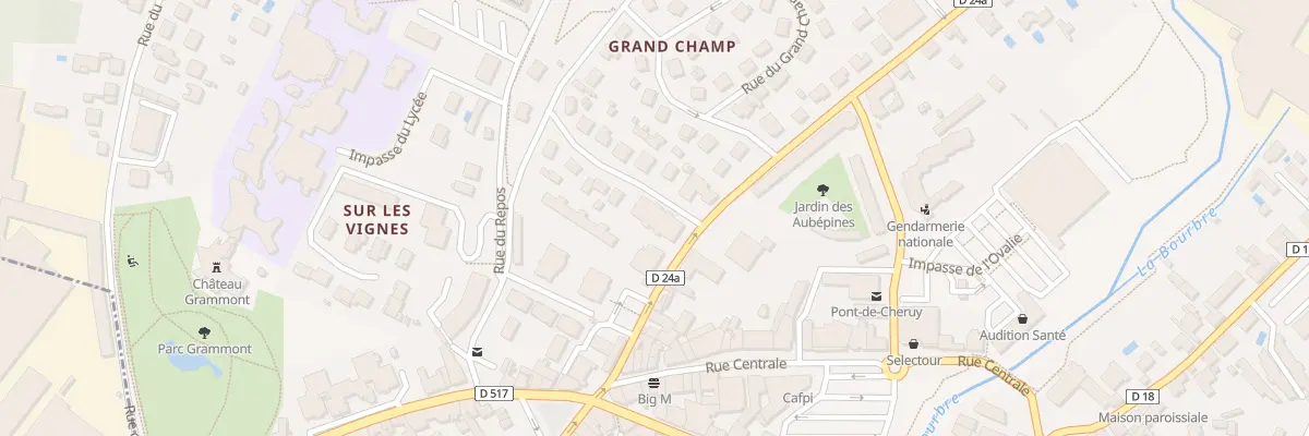 Plan du 2 Rue Louis Chauvin à Pont-de-Chéruy