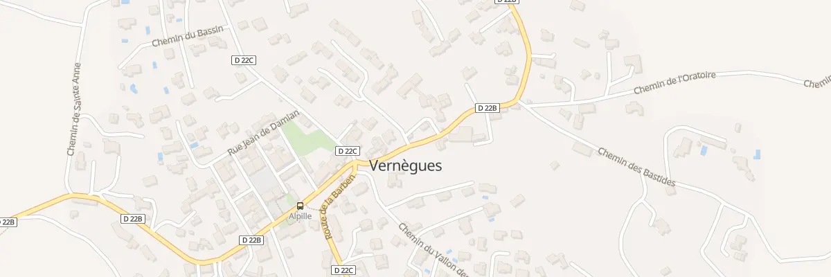 Plan du 5013 Les Jas à Vernègues