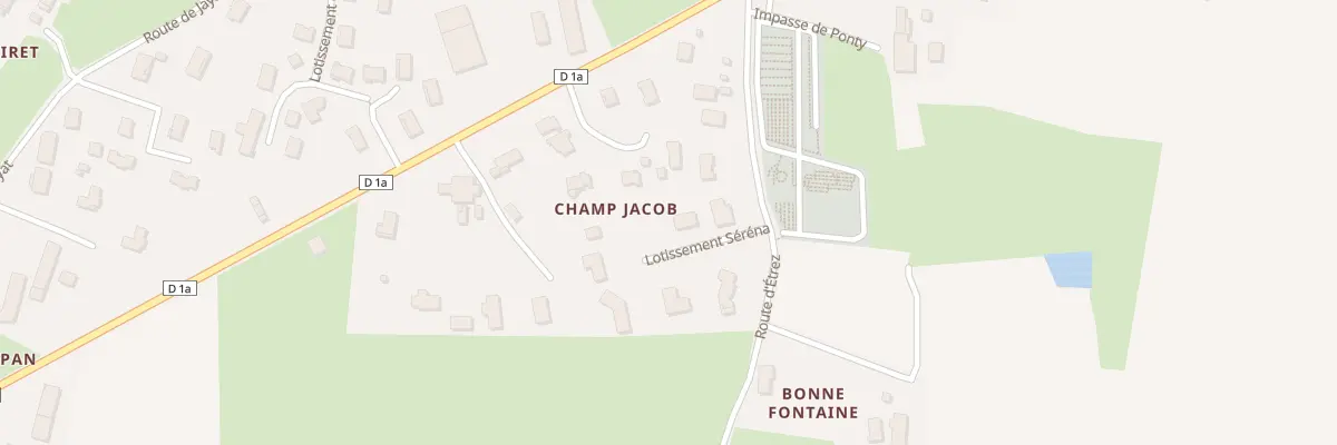 Plan du 45 Lot Serena à Foissiat