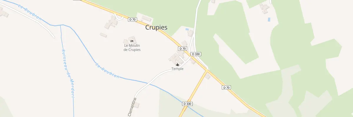 Plan du 5020 Pied Marre à Crupies