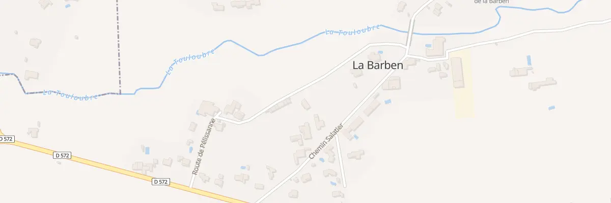 Plan du 329 Che du Salatier à La Barben