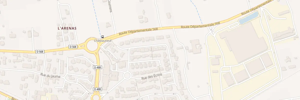 Plan du 47 Rue des Ecrins à Châteauneuf-les-Martigues