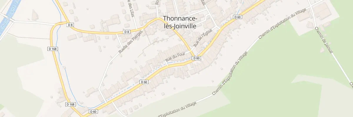 Plan du 72 Rue du Général de Gaulle à Thonnance-lès-Joinville