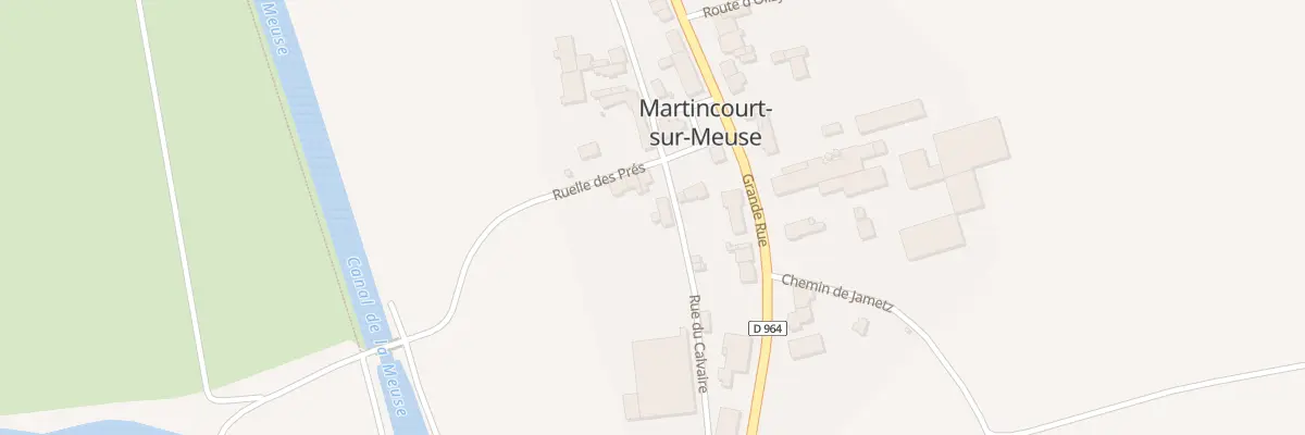 Plan du 2 Rue du Calvaire à Martincourt-sur-Meuse