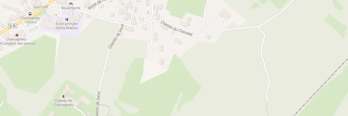 Plan du 95 Imp du Chevalet à Chamagnieu
